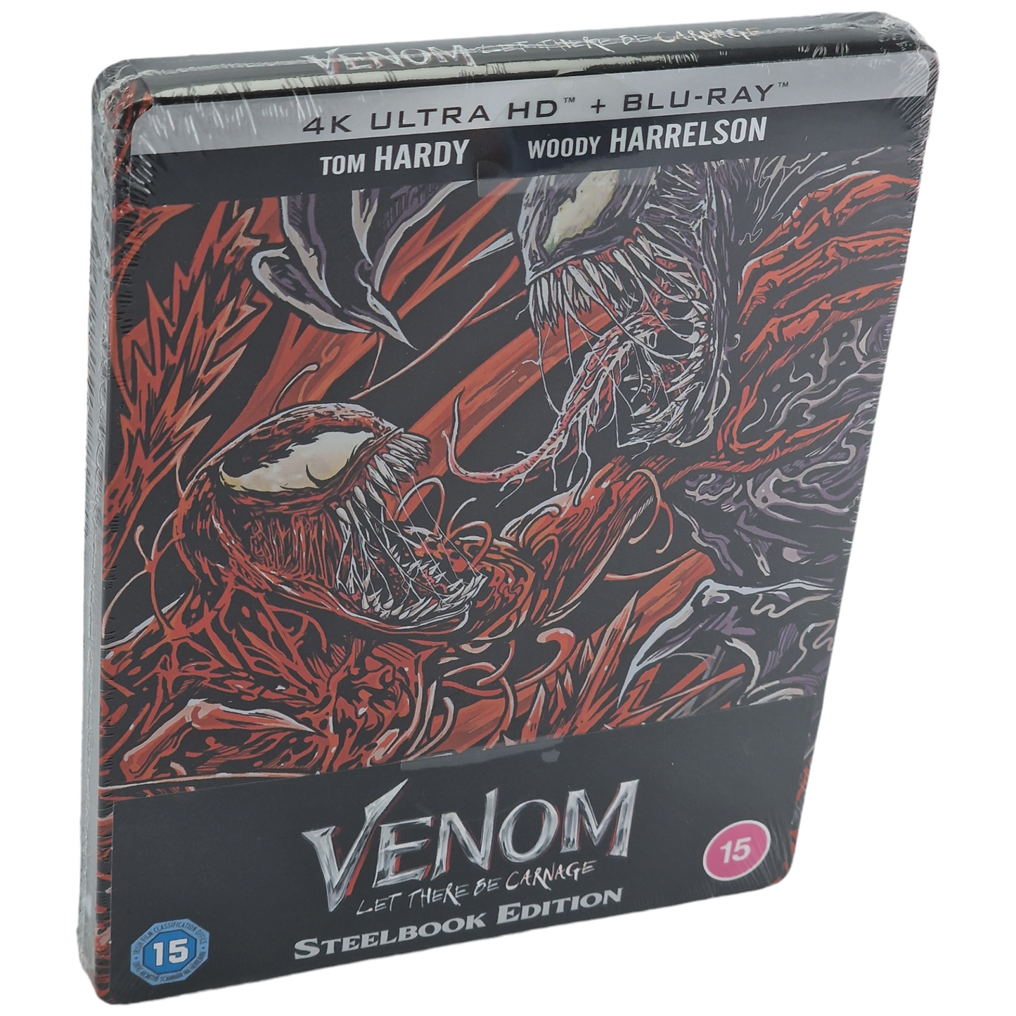 Venom : Let There Be Carnage 4K Ultra HD + Blu-ray SteelBook Zavvi Tom Hardy B