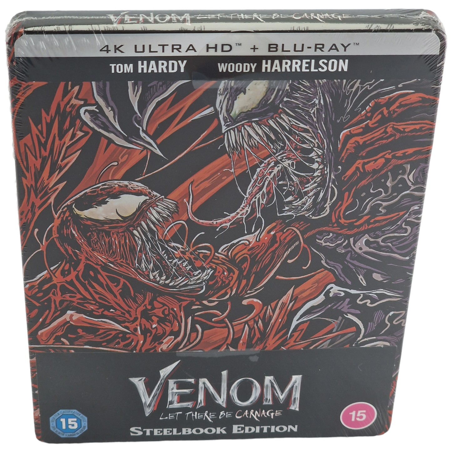 Venom : Let There Be Carnage 4K Ultra HD + Blu-ray SteelBook Zavvi Tom Hardy B