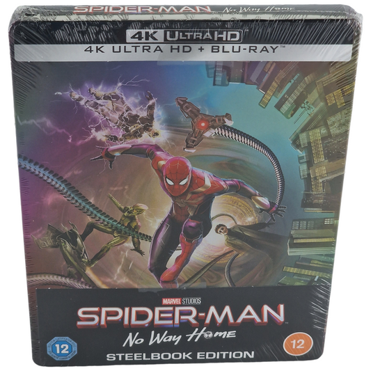 Spider-Man: No Way Home 4K Ultra HD + Blu-ray SteelBook Jon Watts Zavvi  Libre