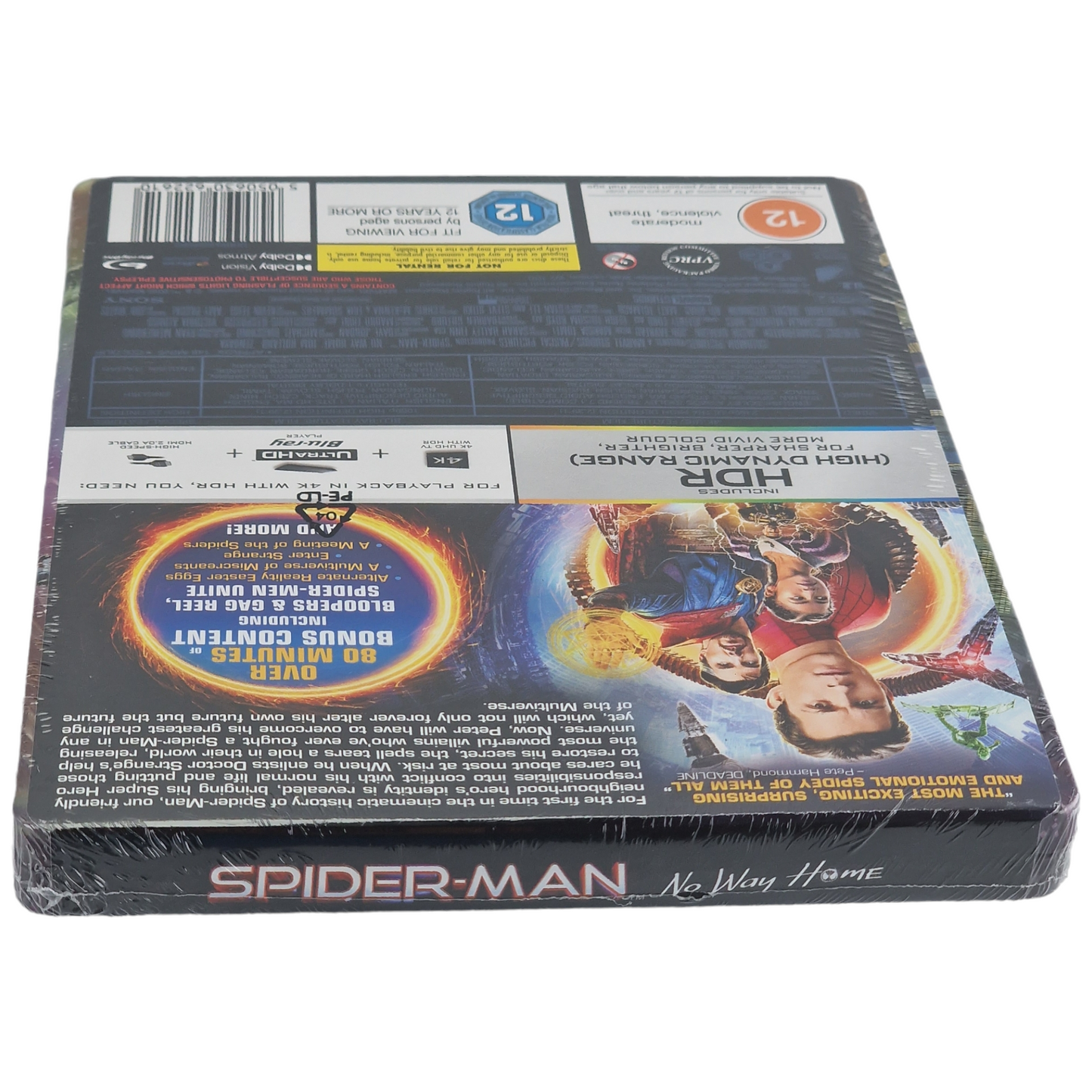 Spider-Man: No Way Home 4K Ultra HD + Blu-ray SteelBook Jon Watts Zavvi  Libre