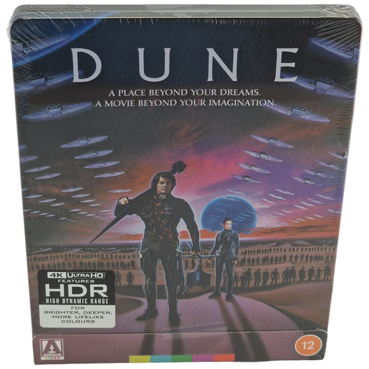 Dune 4K Ultra HD Blu-ray SteelBook Zavvi Édition limitée  Zone Free Neuf VO