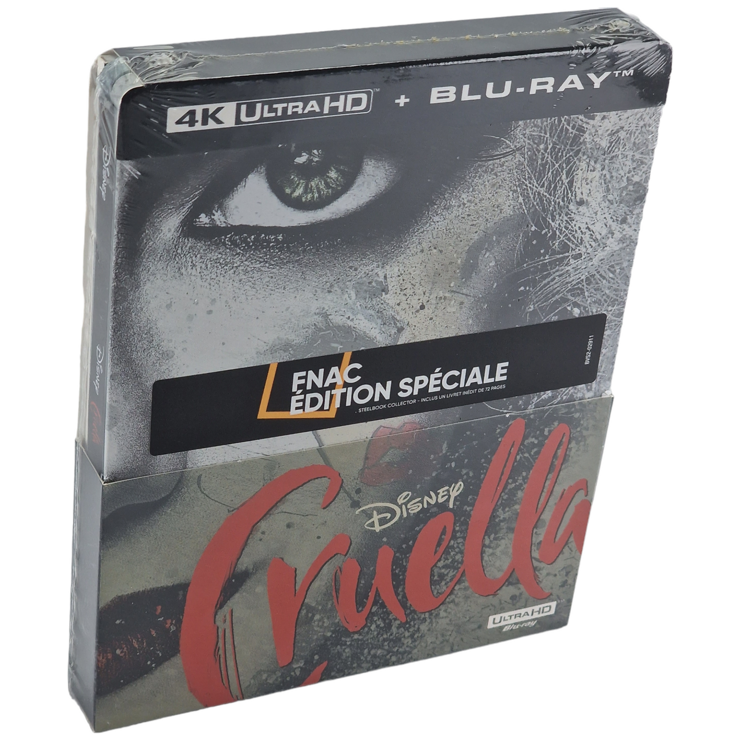 Cruella  Blu-ray  SteelBook Disney  Emma Stone édition Limitée Fnac 2021 Zone B