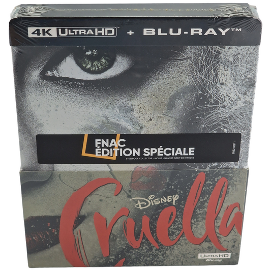 Cruella  Blu-ray  SteelBook Disney  Emma Stone édition Limitée Fnac 2021 Zone B