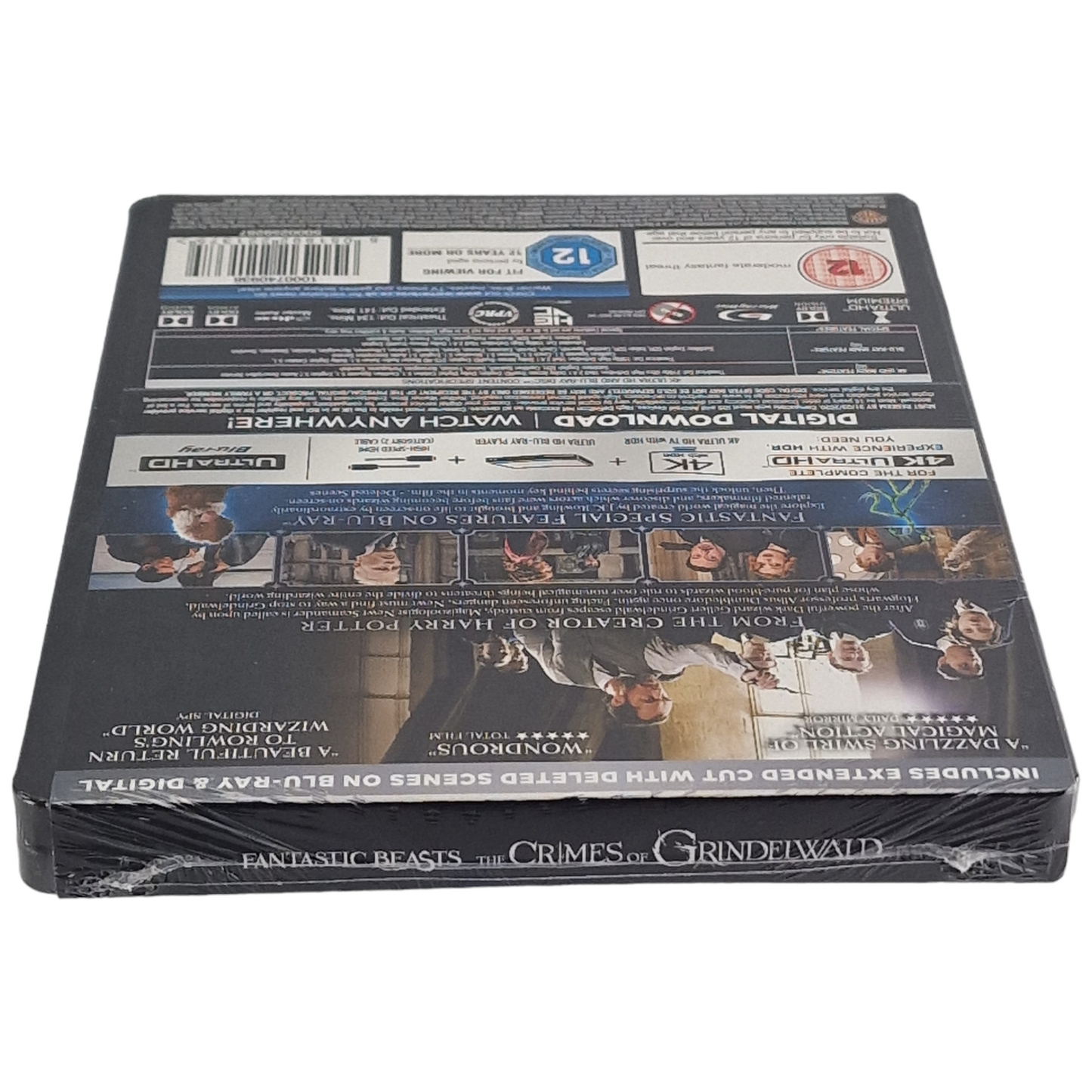 Les Animaux fantastiques:Crimes de Grindelwald 4K Ultra HD Steelbook Zavvi Libre