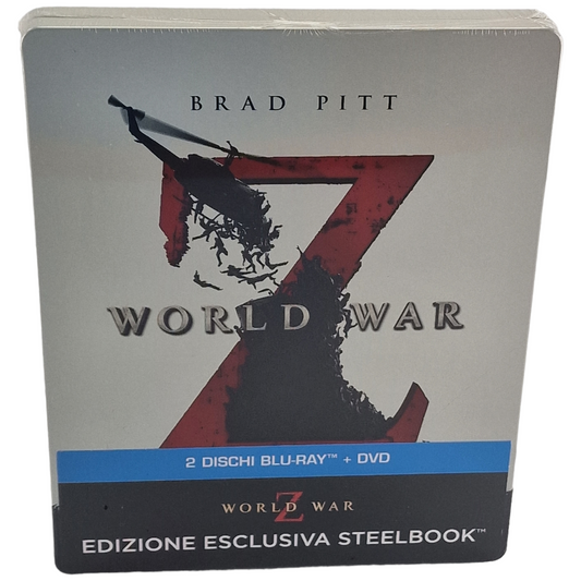 World War Z Brad Pitt 2013 Blu-ray Steelbook Marc Forster 2017 Region B