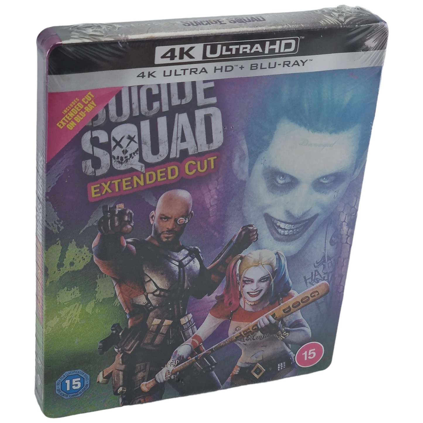 Suicide Squad 2016 4K Ultra HD Blu-ray +Blu-ray SteelBook Zavvi 2020 Zone Libre