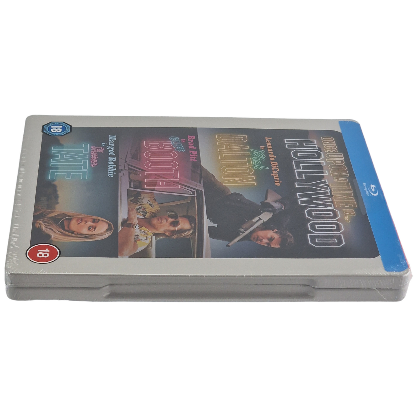 Once Upon a Time in Hollywood Blu-ray Steelbook Zavvi DiCaprio,Brad Pitt[-18] B