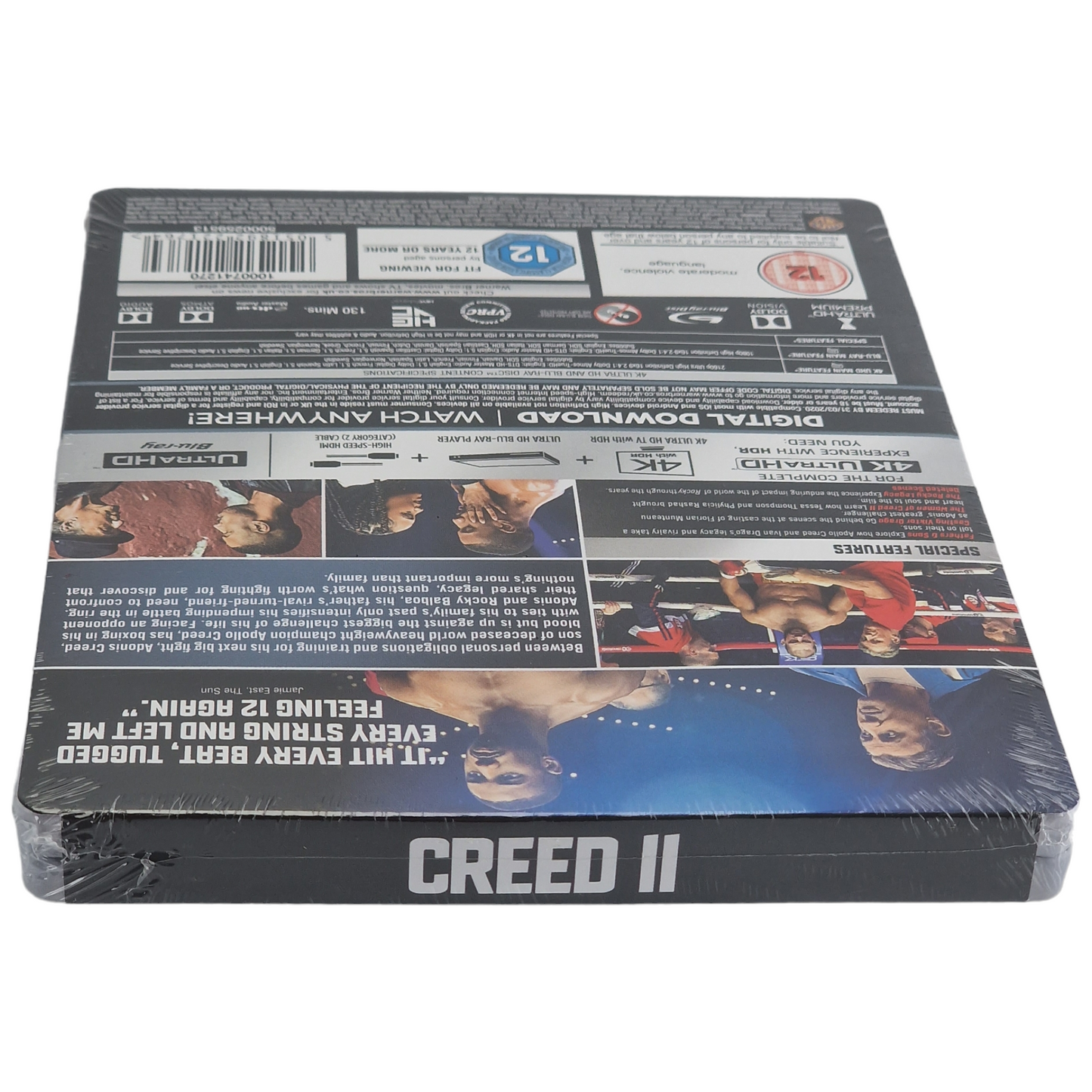 Creed II  4K Ultra HD + Blu-ray SteelBook Édition Limitée Zavvi 2019 Region B