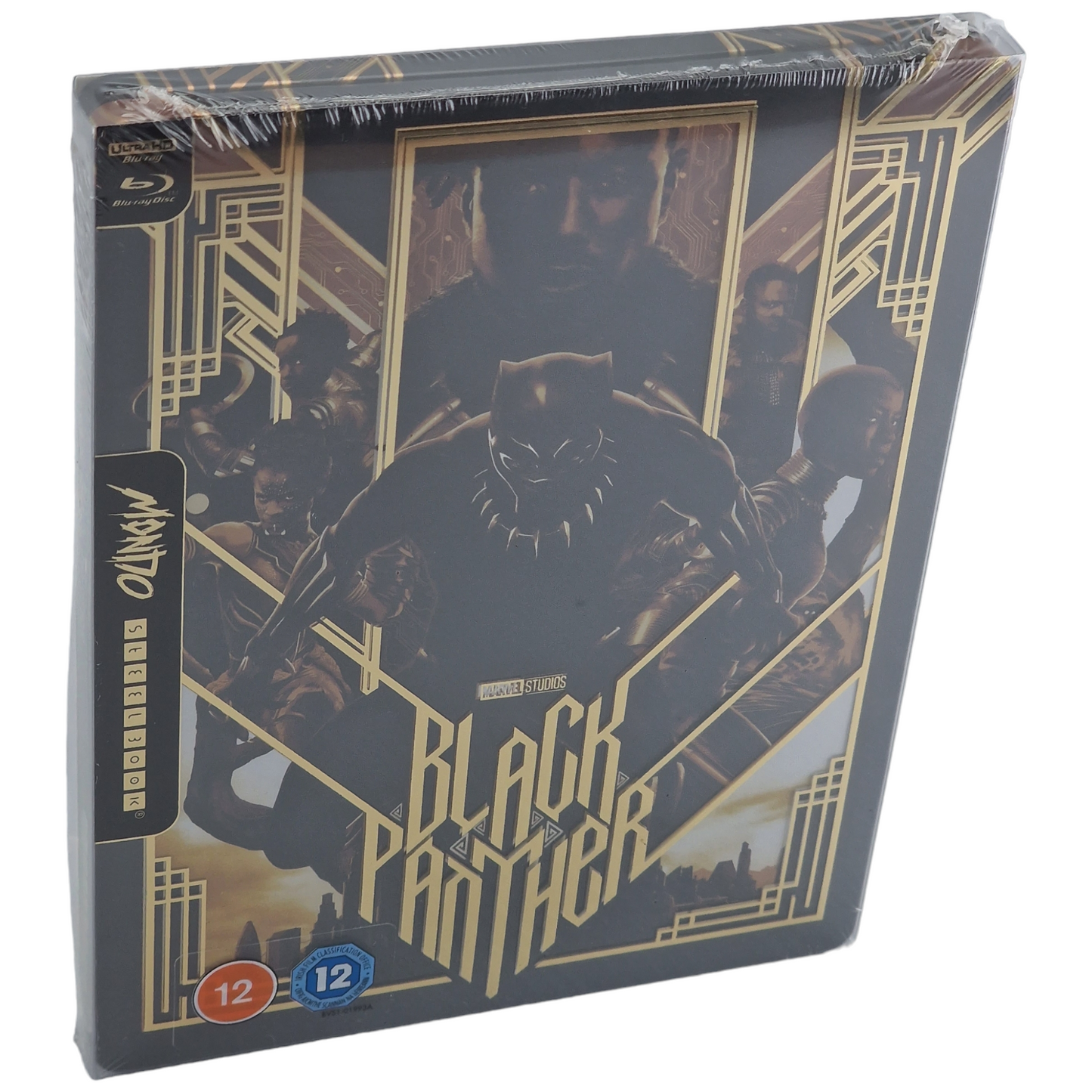 Black Panther 4K Ultra HD + Blu-ray Steelbook Mondo X Zavvi 2021 Region Libre