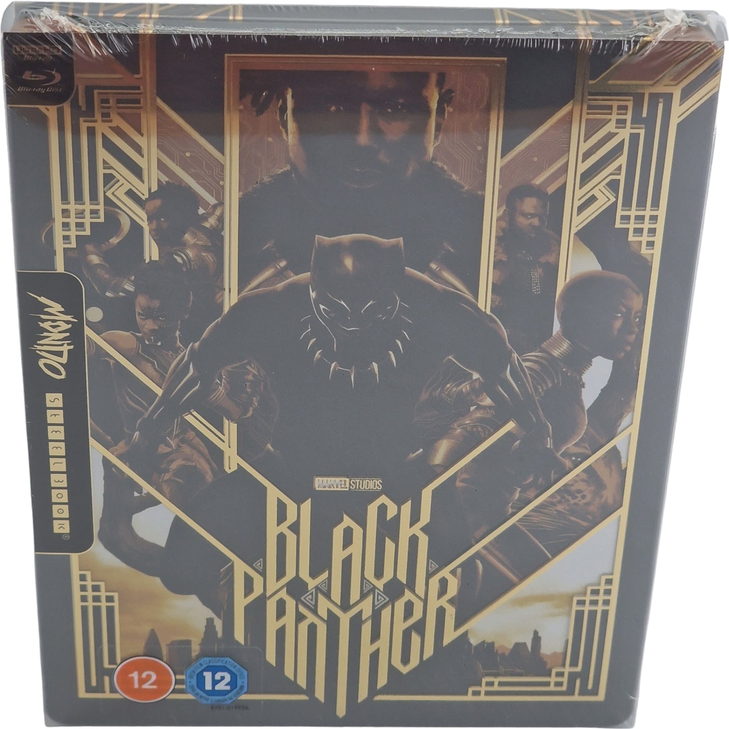 Black Panther 4K Ultra HD + Blu-ray Steelbook Mondo X Zavvi 2021 Region Libre