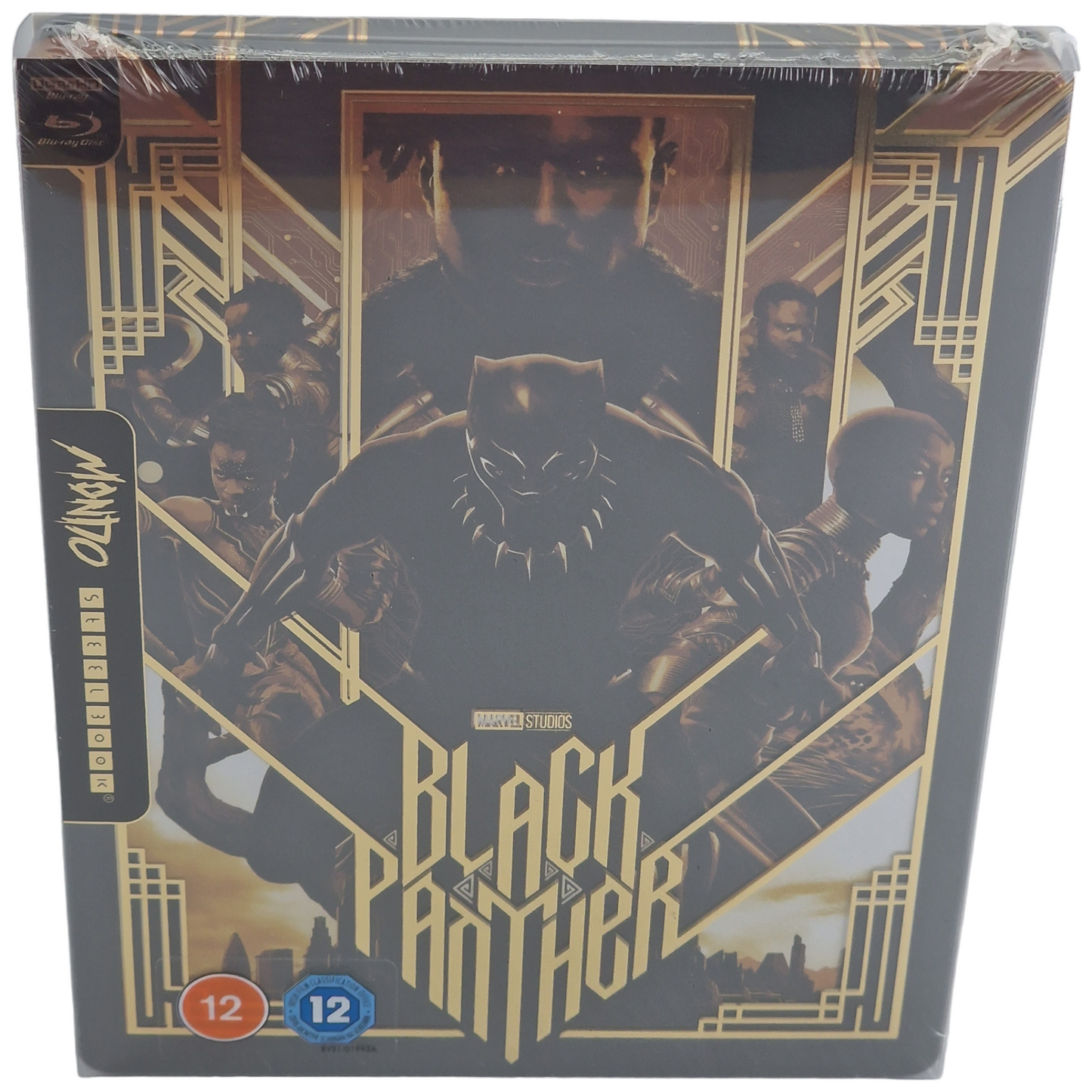 Black Panther 4K Ultra HD + Blu-ray Steelbook Mondo X Zavvi 2021 Region Libre