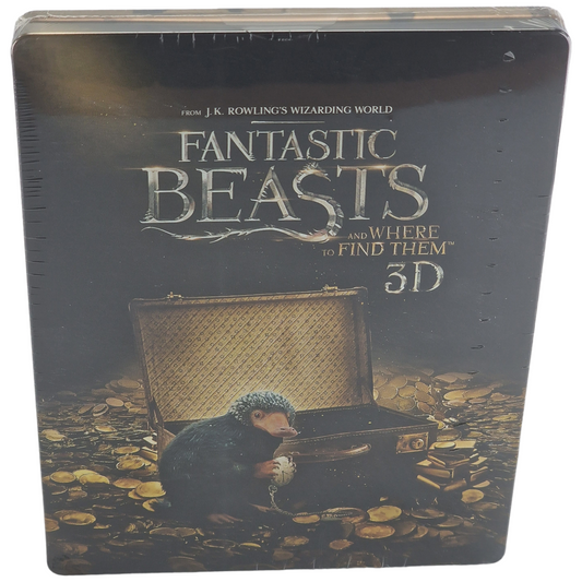 Les Animaux fantastiques Blu-ray 3D +Blu-ray Steelbook FilmArena 2017 Zone Libre