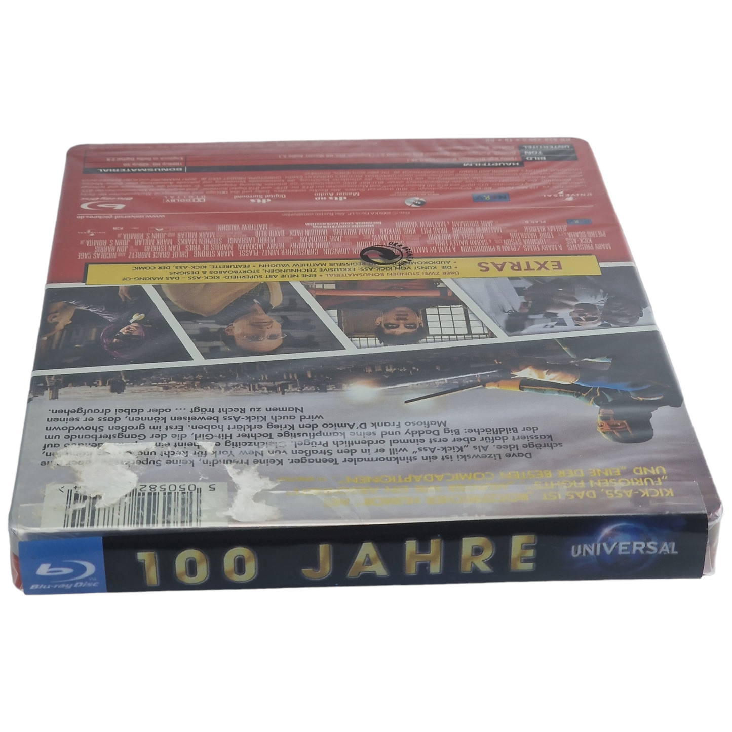 Kick-Ass Blu-ray Steelbook Taylor-Johnson 100e anniversaire d'Universal Zone B