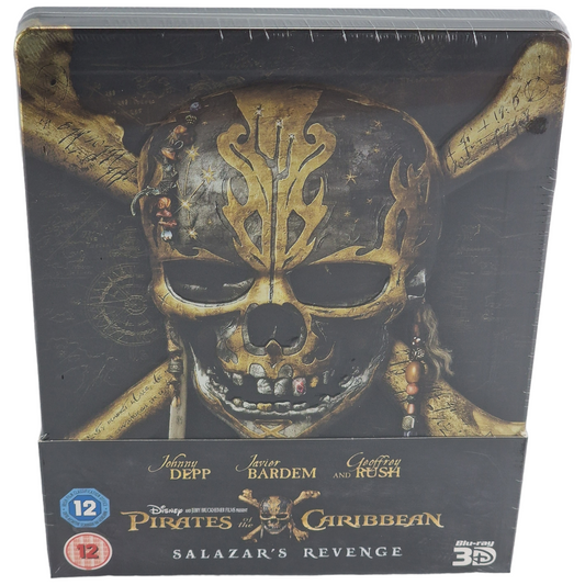 Pirates des Caraïbes Blu-ray 3D + 2D SteelBook:La Vengeance Salazar Zavvi Libre