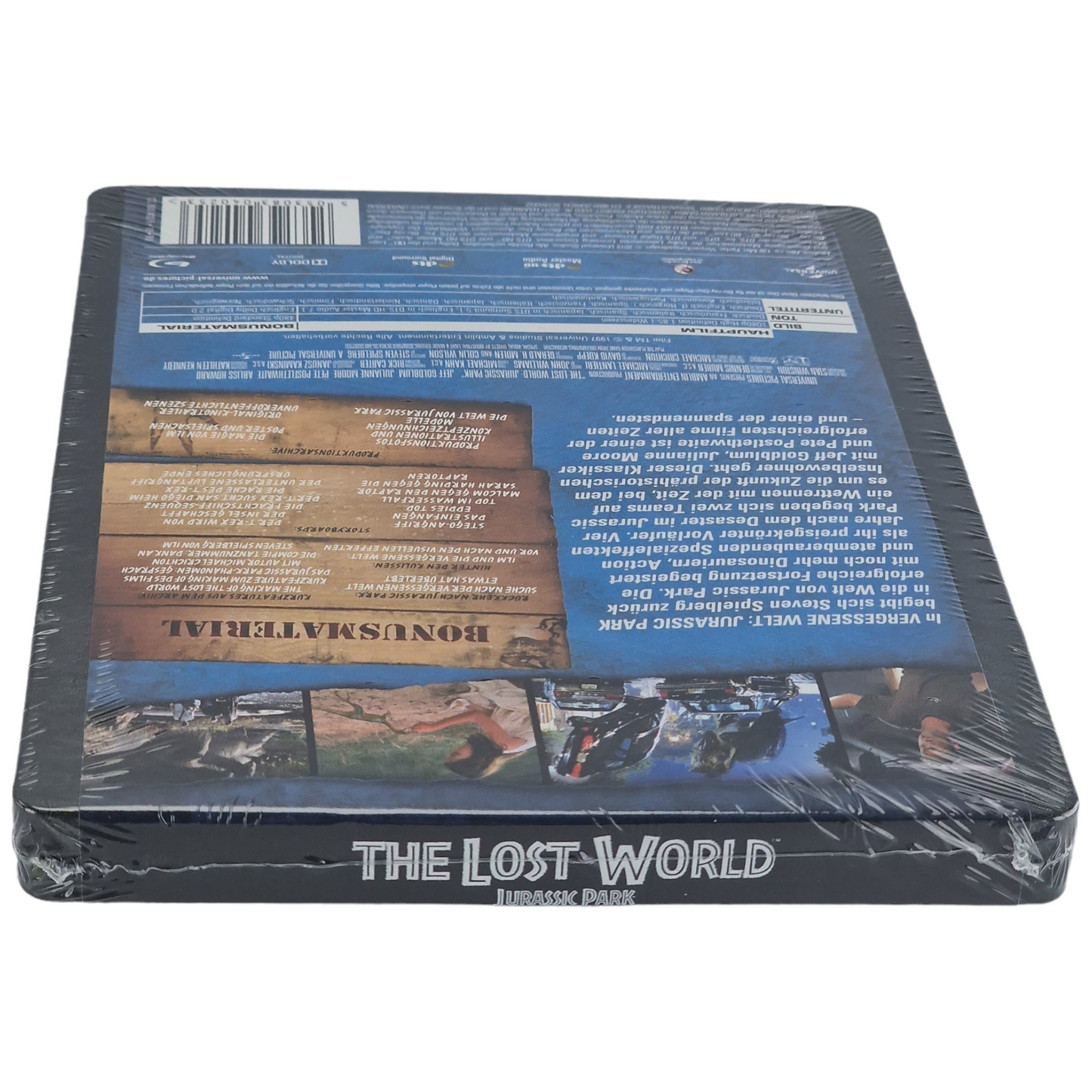 Le Monde perdu :  Jurassic Park Blu-ray  SteelBook édition Limitée 2015 Region B