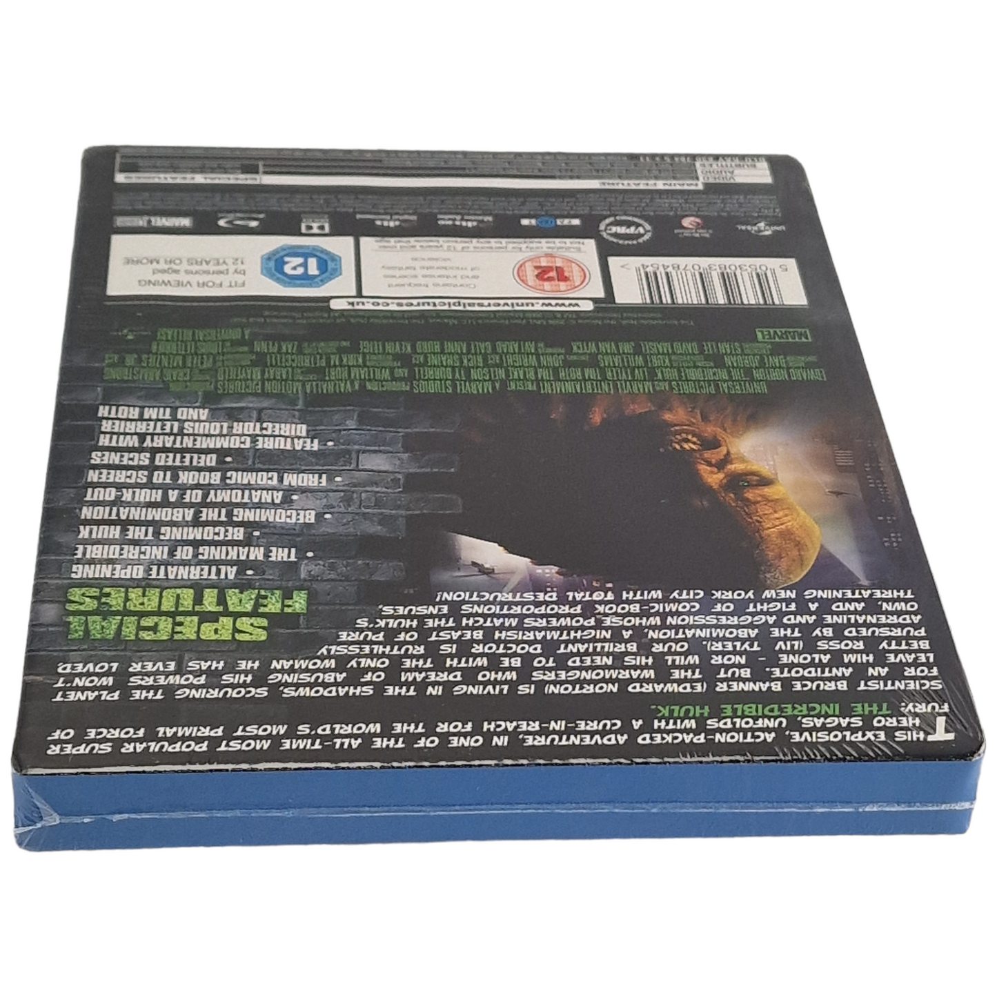 L'Incroyable Hulk Blu-ray SteelBook Lenticular Zavvi Exclusif Limité Zone B 2016