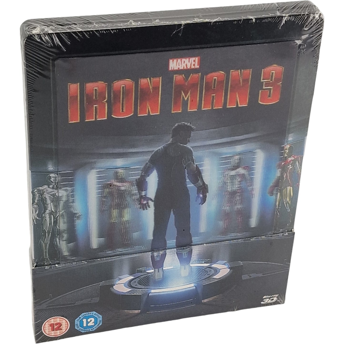 Iron Man 3 Blu-ray 3D + 2D SteelBook Exclusif Zavvi Lenticulaire Zone Libre 2015