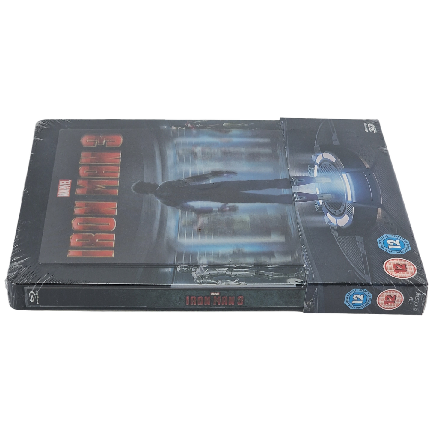 Iron Man 3 Blu-ray 3D + 2D SteelBook Exclusif Zavvi Lenticulaire Zone Libre 2015