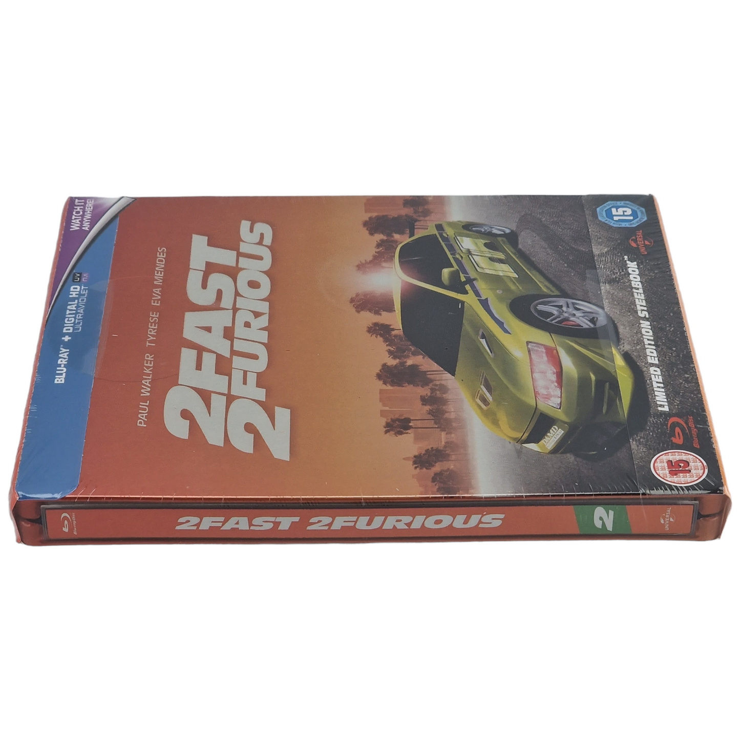 2 Fast 2 Furious Blu-ray steelbook Zavvi UK Limitée 2000 Copies 2015 Region B