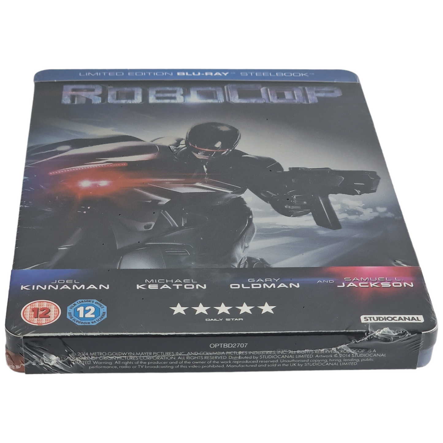 RoboCop Blu-ray SteelBook Zavvi Édition limitée Samuel L. Jackson 2014 Zone B