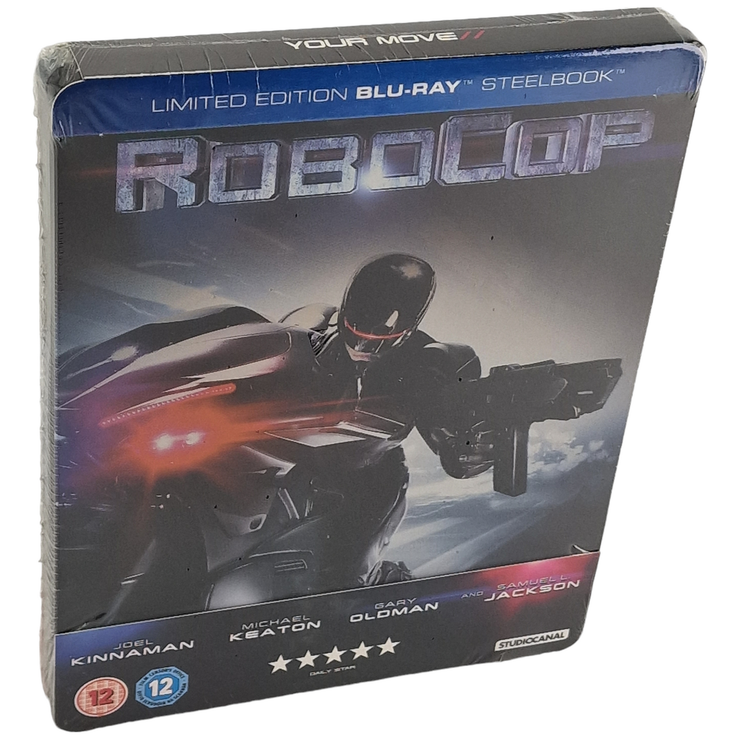 RoboCop Blu-ray SteelBook Zavvi Édition limitée Samuel L. Jackson 2014 Zone B