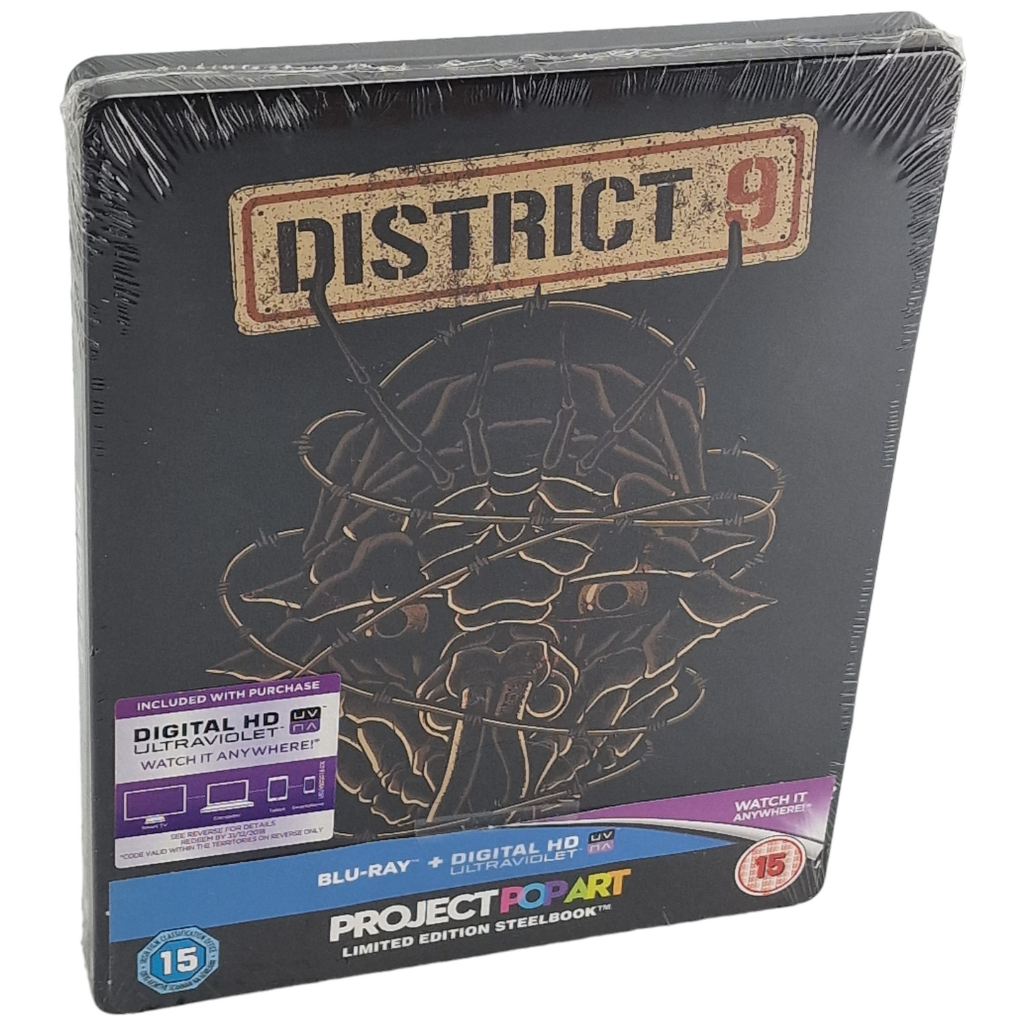 District 9 Blu-ray Steelbook Zavvi limitée à 2000 exemplaires  2015 Region Libre