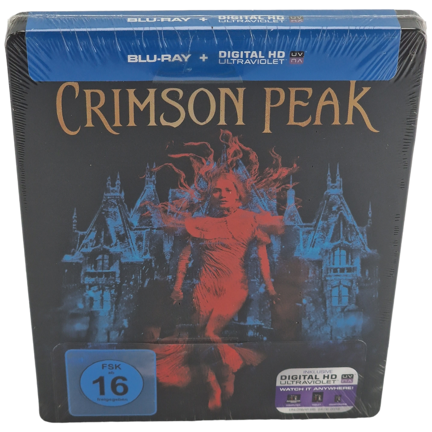 Crimson Peak Blu-ray Steelbook Édition limité Guillermo del Toro 2016 Zone Libre