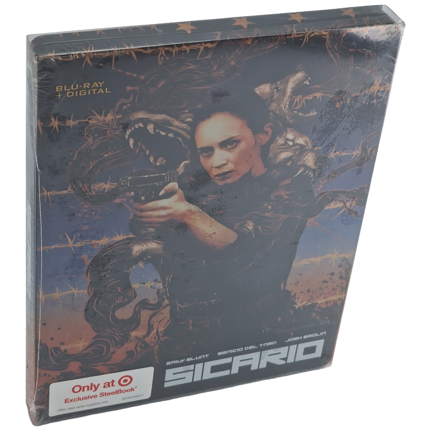 Sicario 2015 Blu-ray Steelbook Target Emily Blunt, Benicio del Toro 2021 Zone A