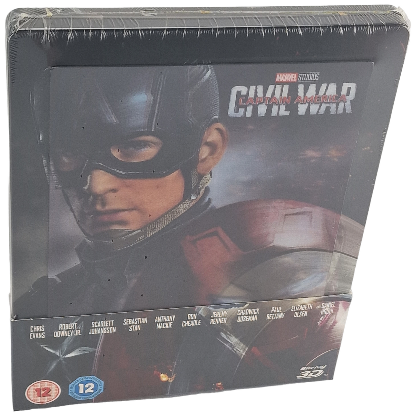 Captain America:Civil War Blu-ray 3D +2D SteelBook Zavvi Lenticulaire Zone Libre