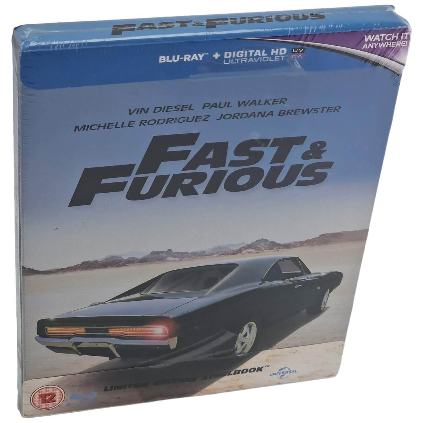 Fast & Furious Blu-ray Steelbook Zavvi Édition Limitée à 2000 Ex.2015 Region B