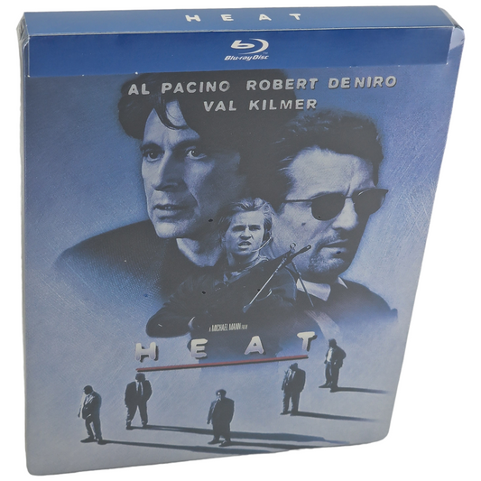 Heat Blu-ray SteelBook  Al Pacino, Robert De Niro, Val Kilmer 2013 Region Libre