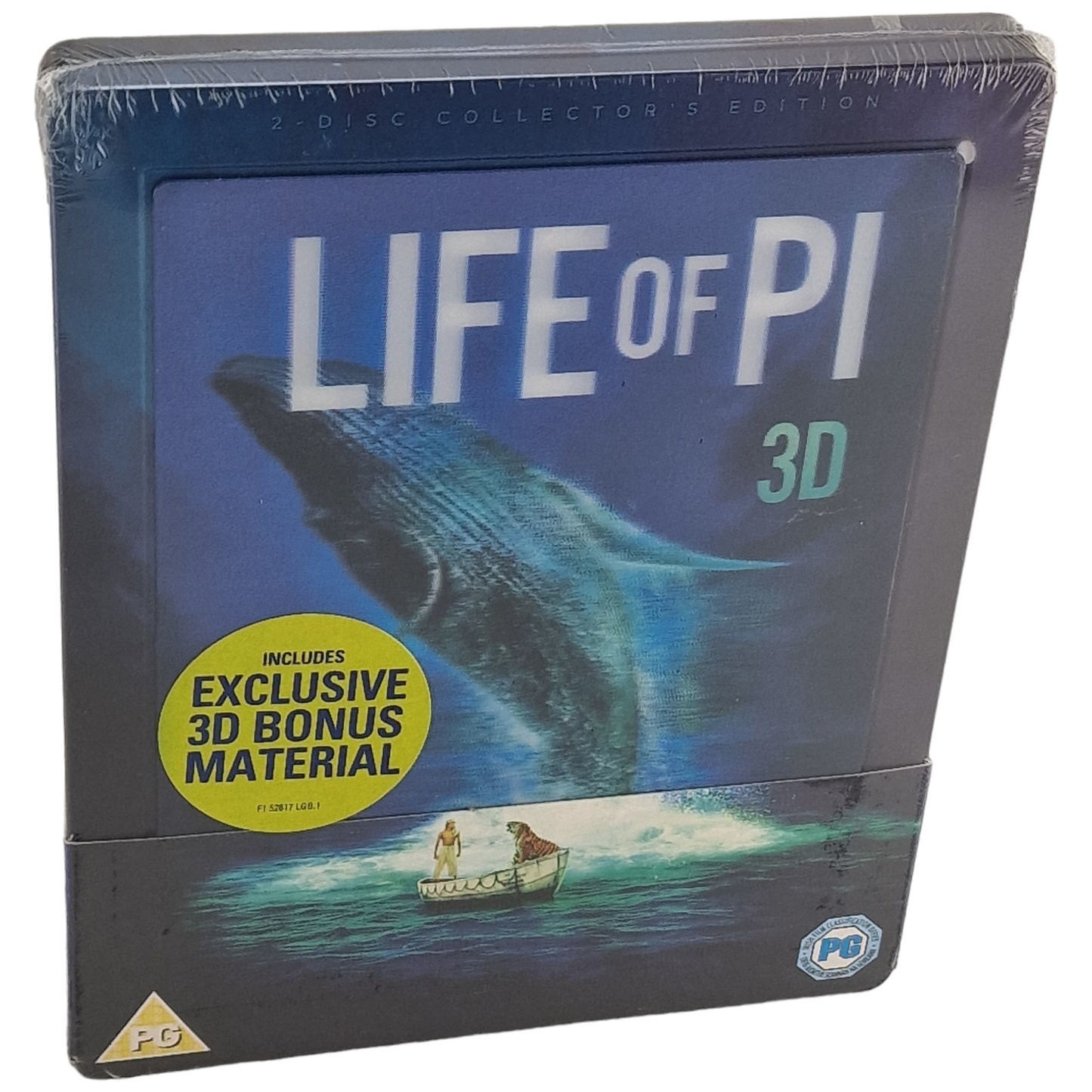 L'Odyssée de Pi Blu-ray 3D + 2 D SteelBook Zavvi Lenticulaire 2013 Region Libre