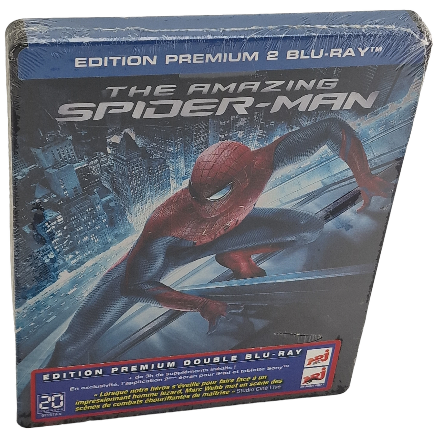 The Amazing Spider-Man Blu-ray + Bonus Steelbook édition Limité 2012 Zone Libre