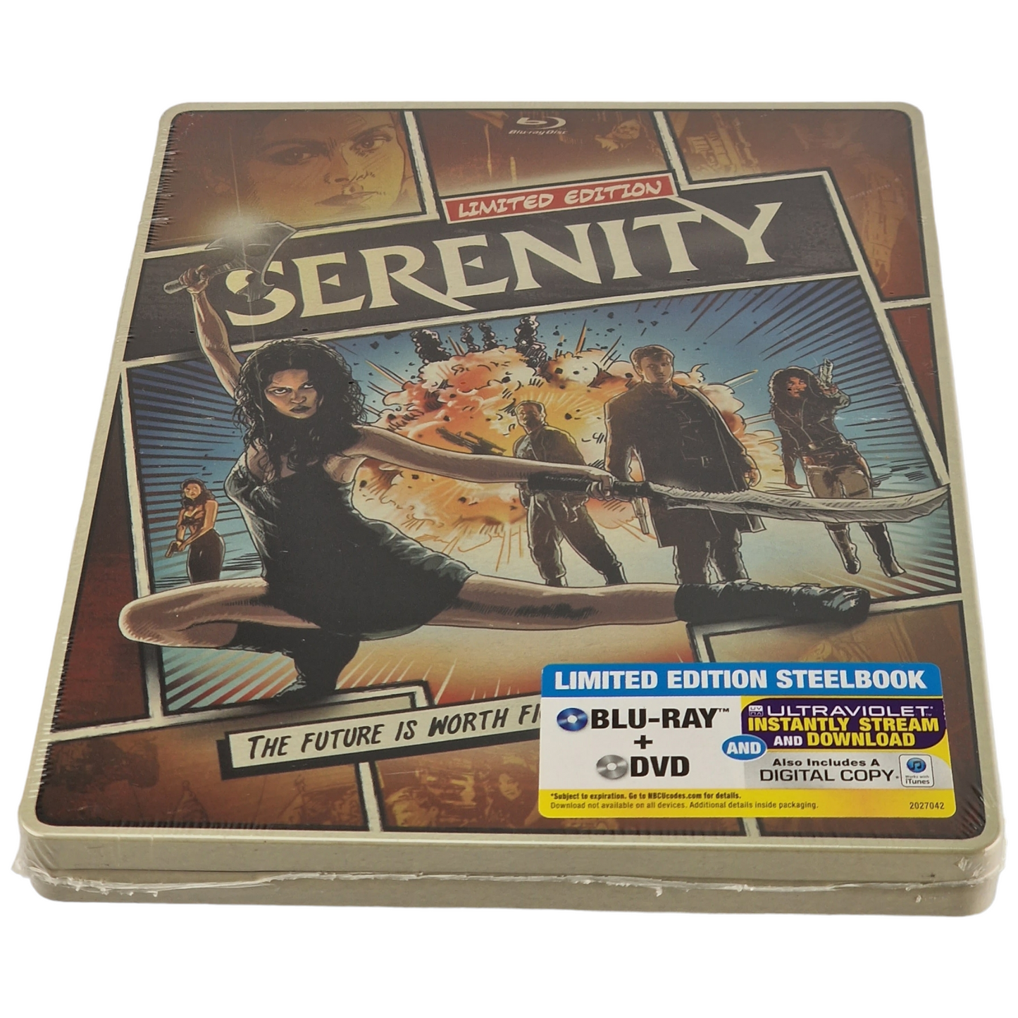 Serenity 2005 Blu-ray + DVD SteelBook Comic book édition 2013 Region Libre