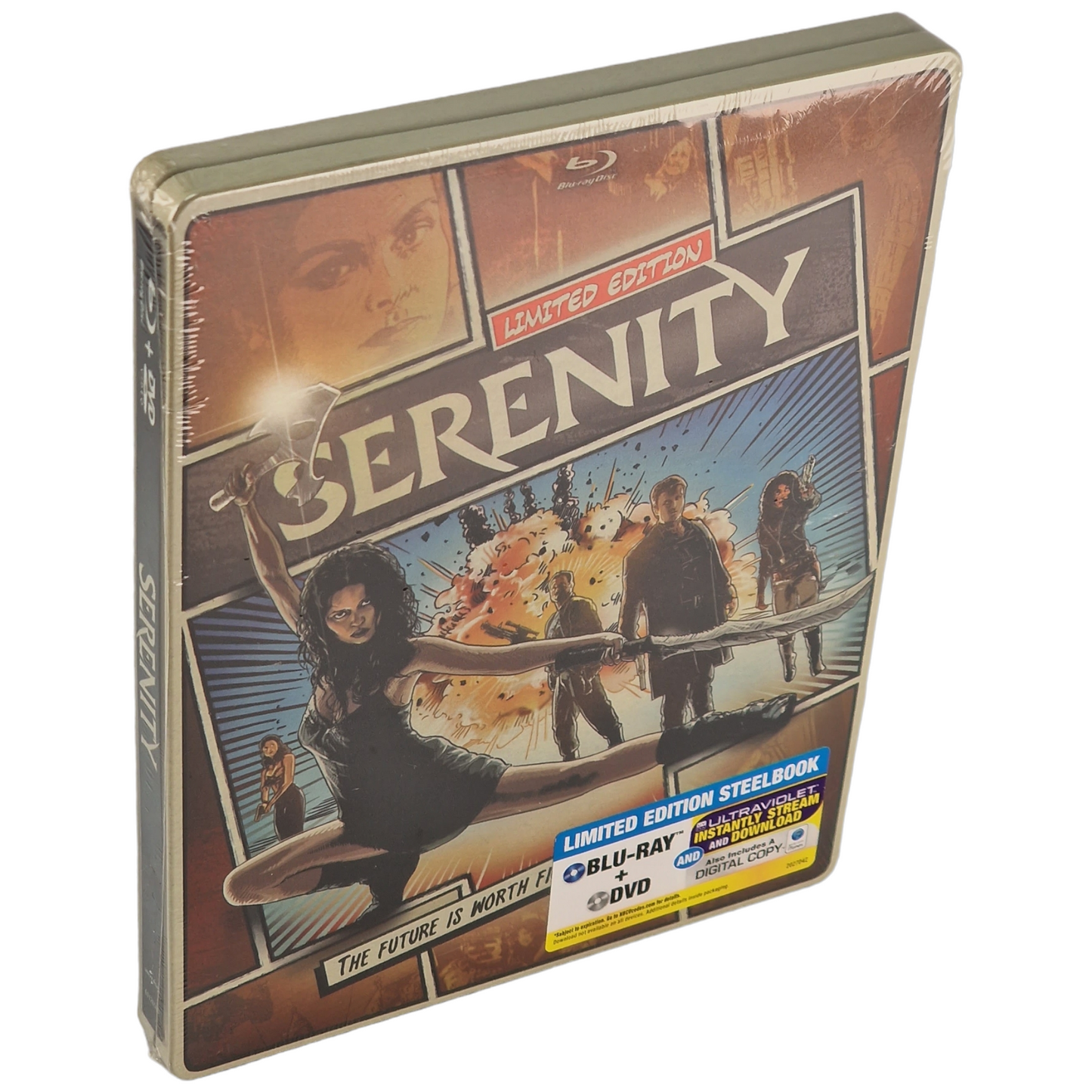 Serenity 2005 Blu-ray + DVD SteelBook Comic book édition 2013 Region Libre