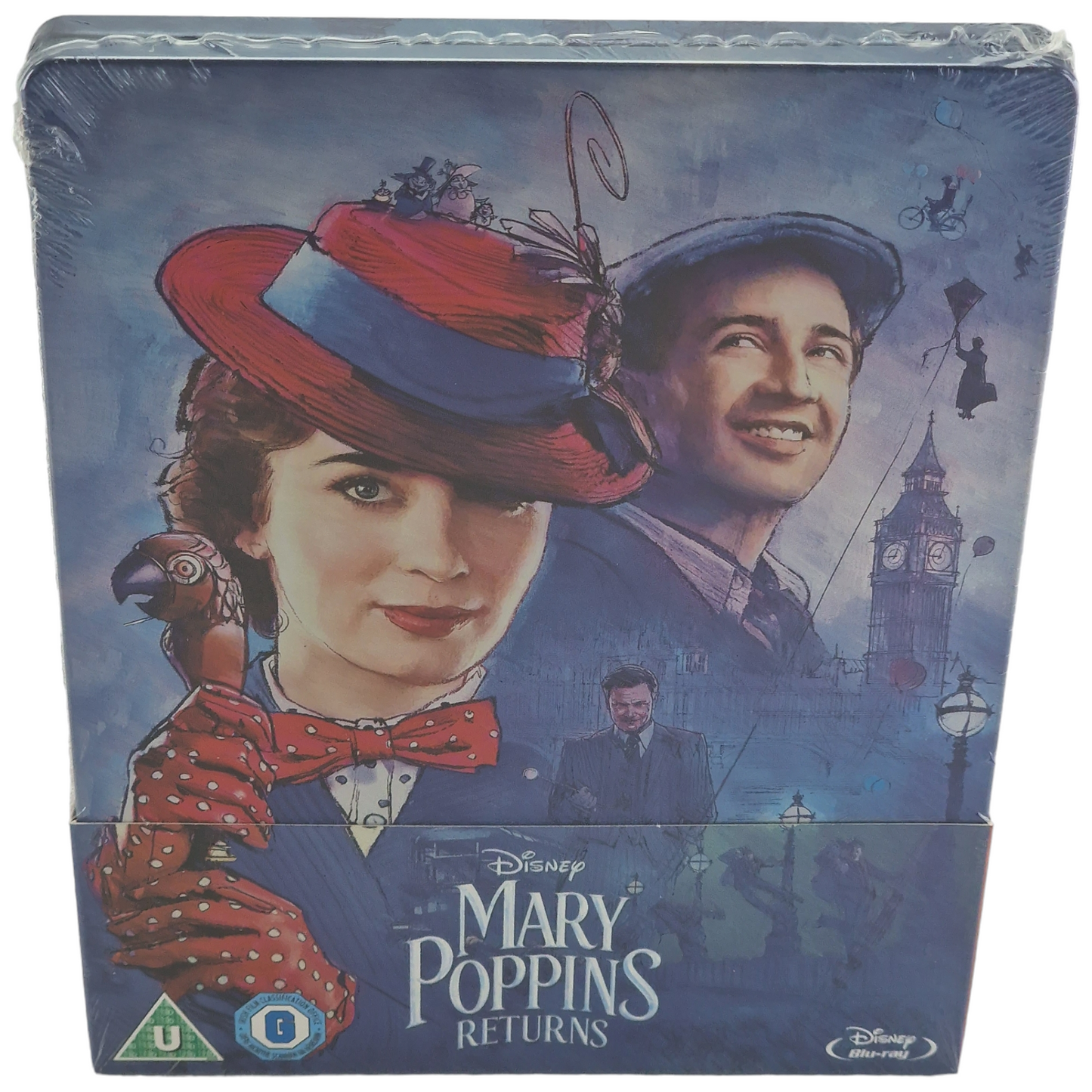 Le Retour de Mary Poppins Emily Blunt Blu-ray Steelbook Zavvi éxclusif Region B