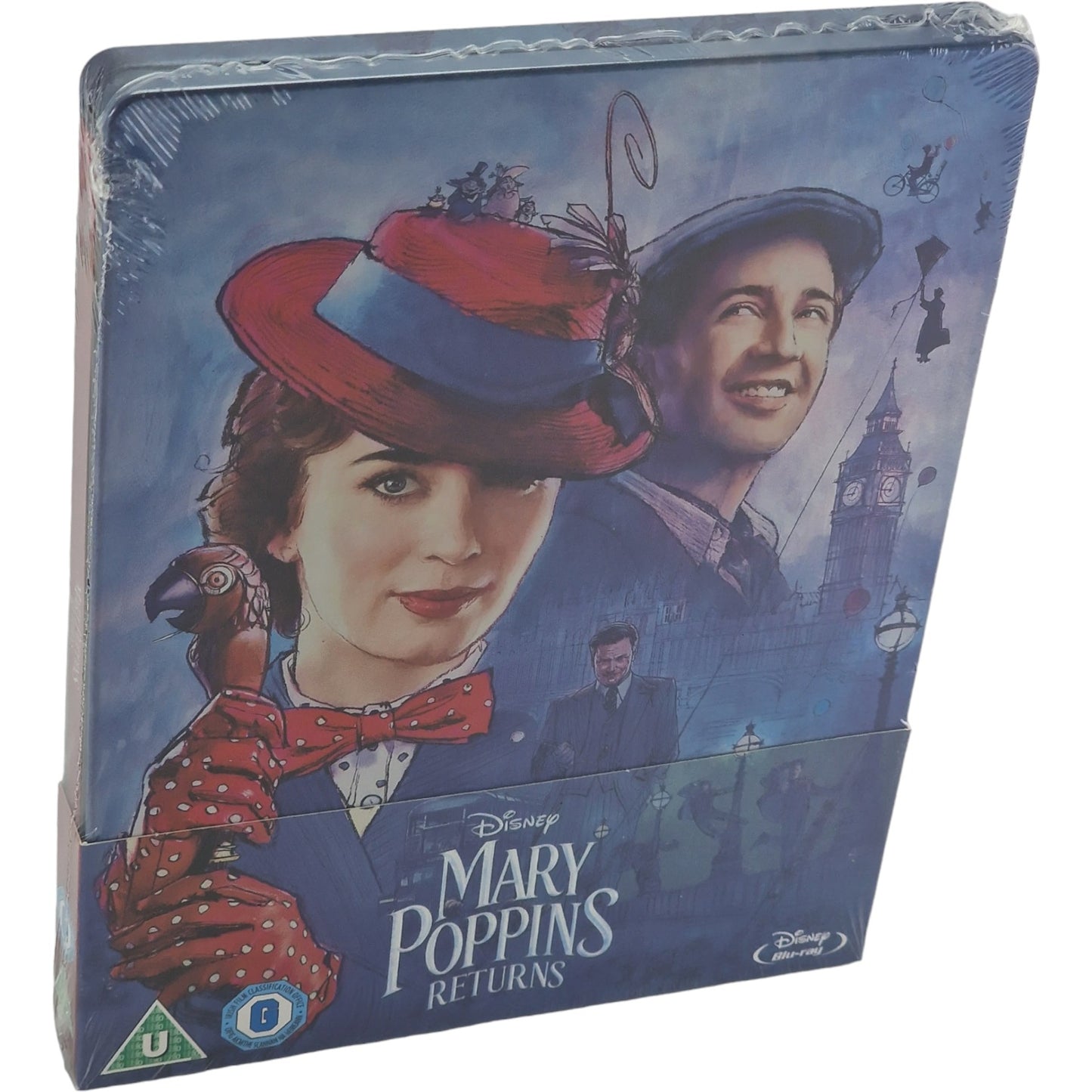 Le Retour de Mary Poppins Emily Blunt Blu-ray Steelbook Zavvi éxclusif Region B