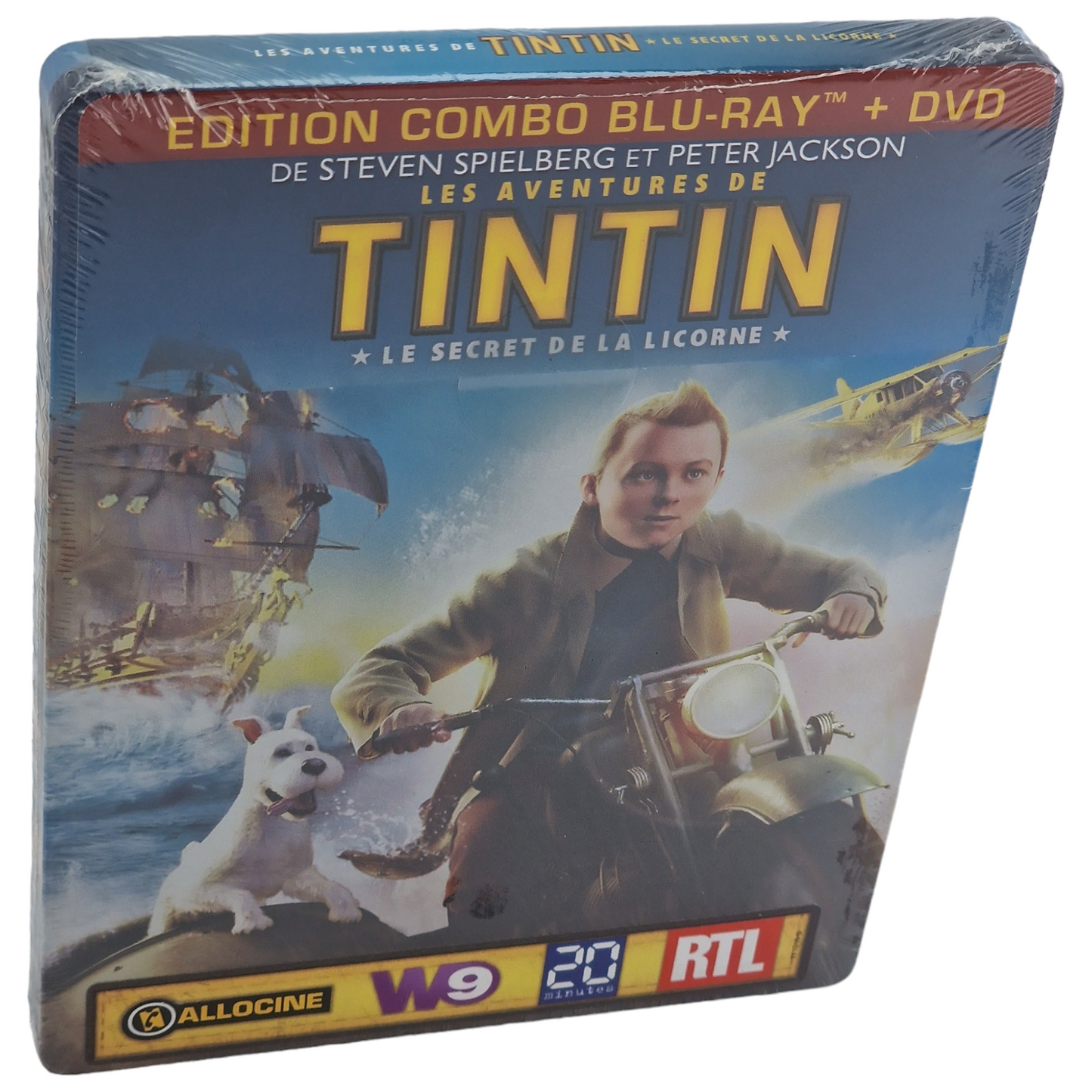 Tintin : Le Secret de la Licorne Blu-ray Steelbook Édition Collector Region B