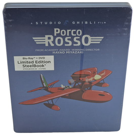 Porco Rosso 1992 Blu-ray + DVD SteelBook   紅の豚 Kurenai no Buta  2021  Region A