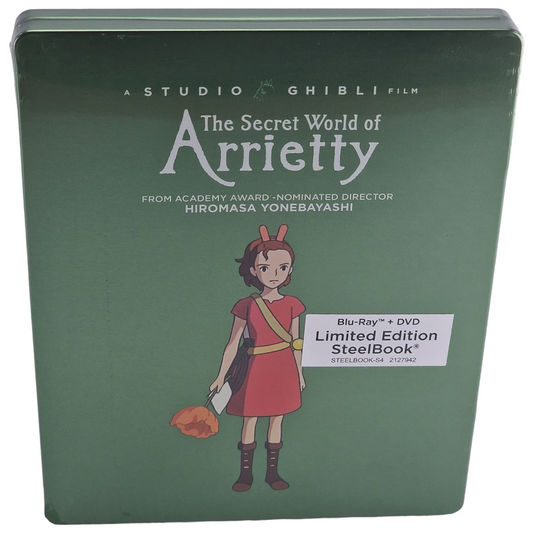 Le monde secret d'Arrietty Blu-ray +DVD SteelBook 借りぐらしのアリエッティ Region A