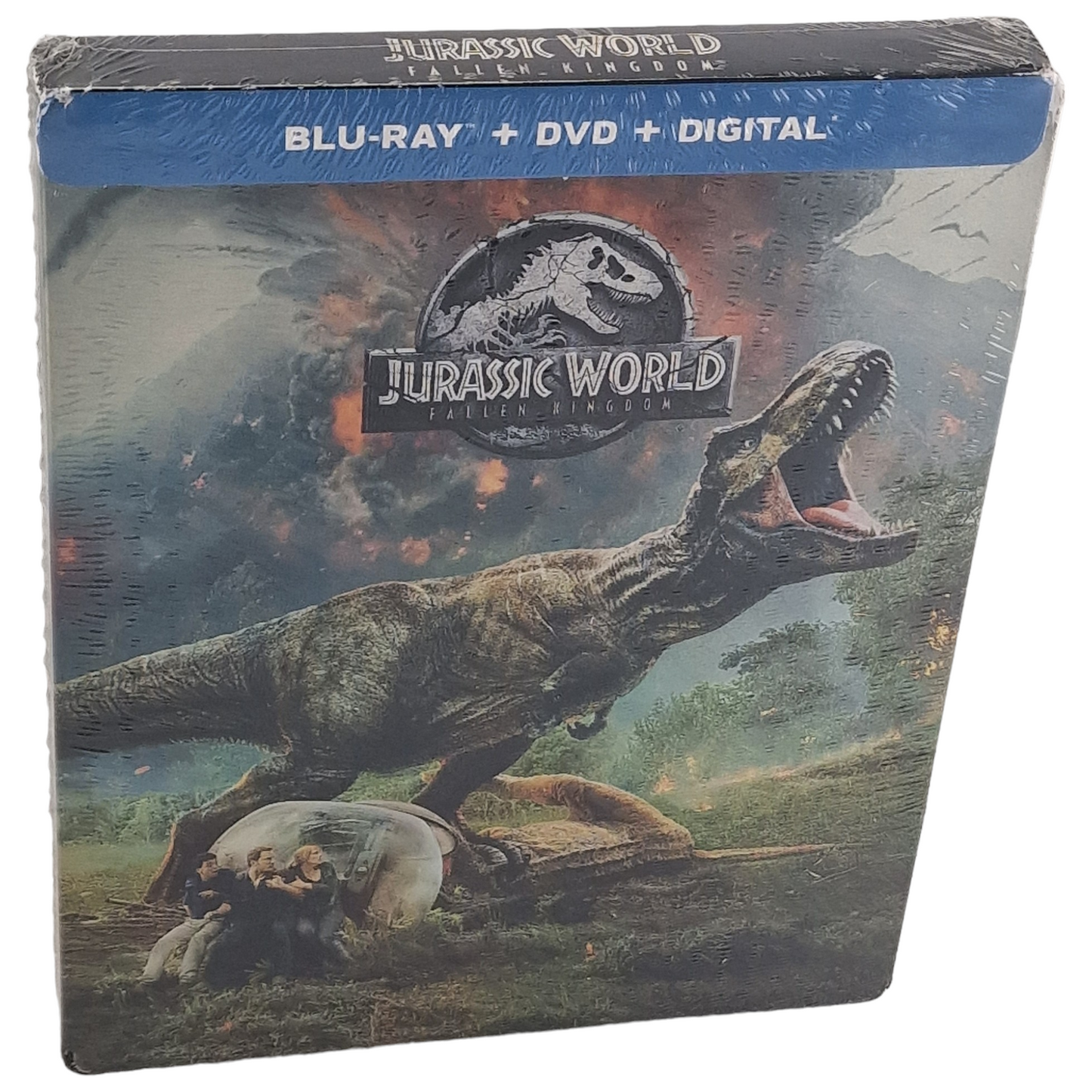 Jurassic World: Fallen Kingdom Blu-ray + DVD + Digital HD SteelBook  Region A