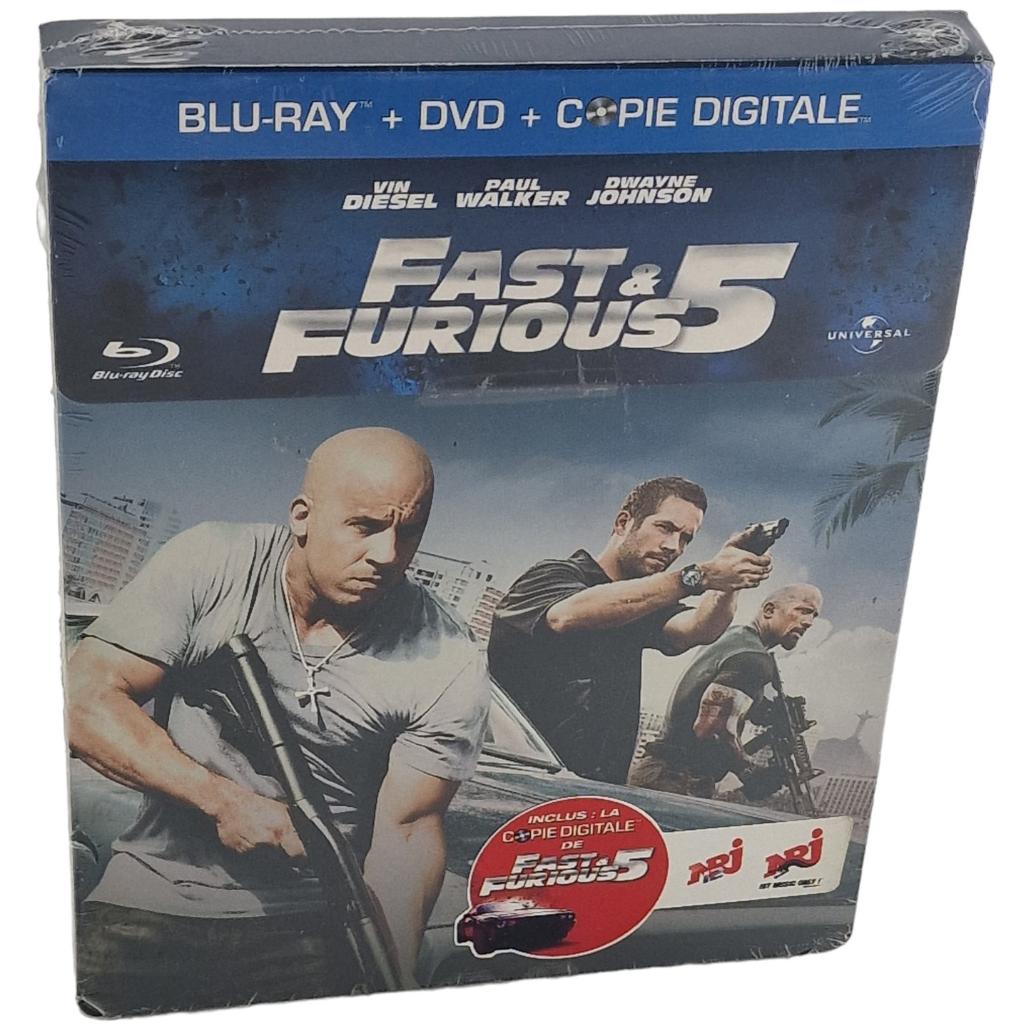 Fast & Furious 5  Blu-ray + DVD SteelBook Vin Diesel, Paul Walker 2011 Zone B