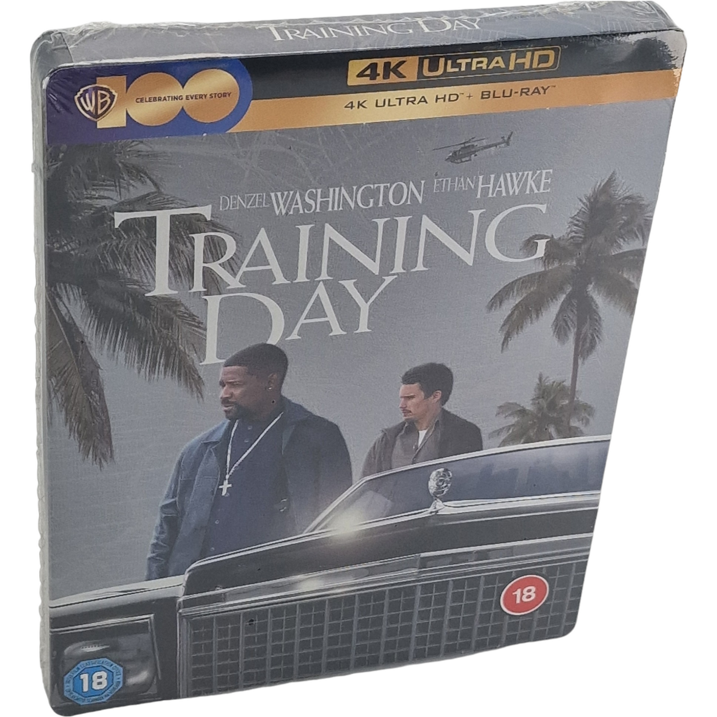 Training Day Steelbook 4K Ultra HD+Blu-Ray Denzel Washington,Ethan Hawke [-18]