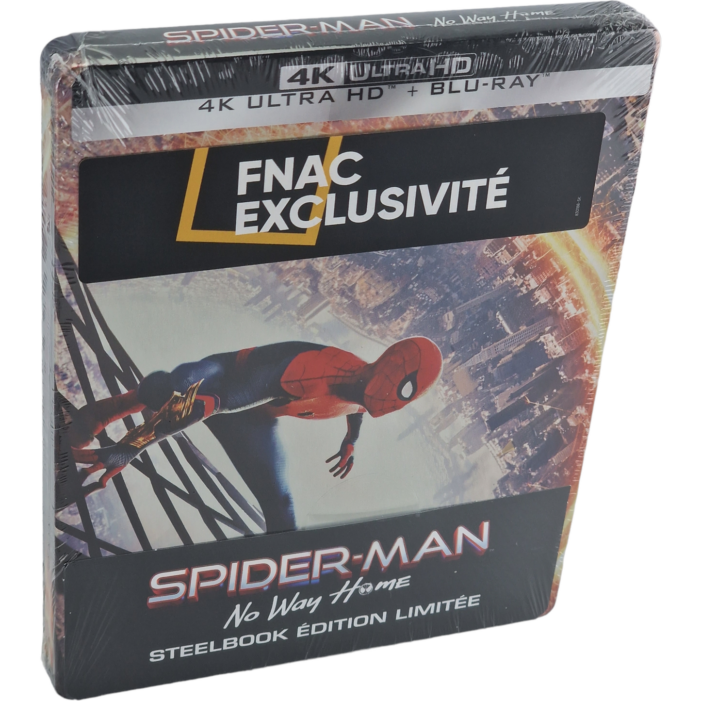 Spider-Man: No Way Home 4K Ultra HD + Blu-ray SteelBook Fnac Exclusive Region B