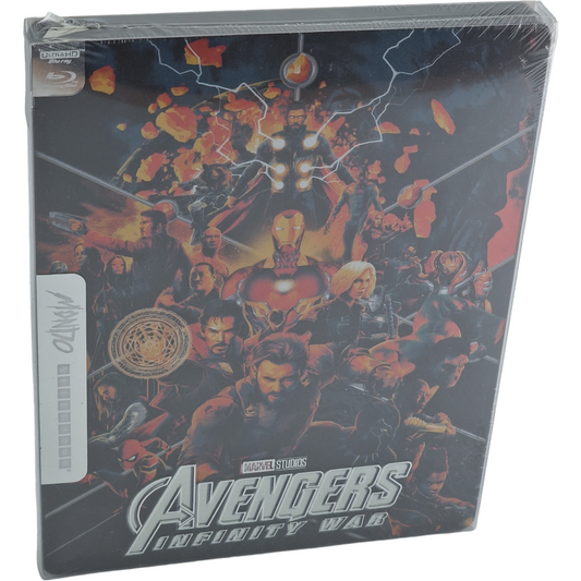 Avengers: Infinity War  4K Ultra HD + Blu-ray SteelBook  Mondo X  2022  Region B