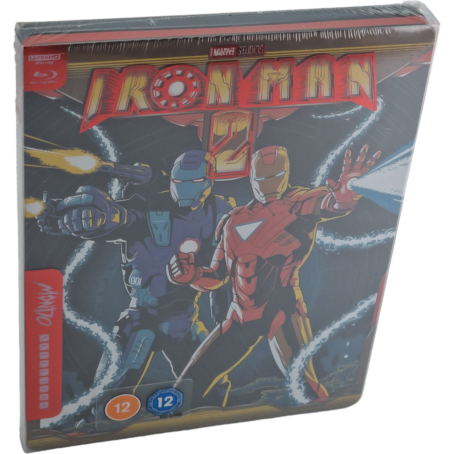 Iron Man 2 SteelBook 4K Ultra HD +Blu-ray Mondo X Robert Downey Jr. Zavvi Zone B