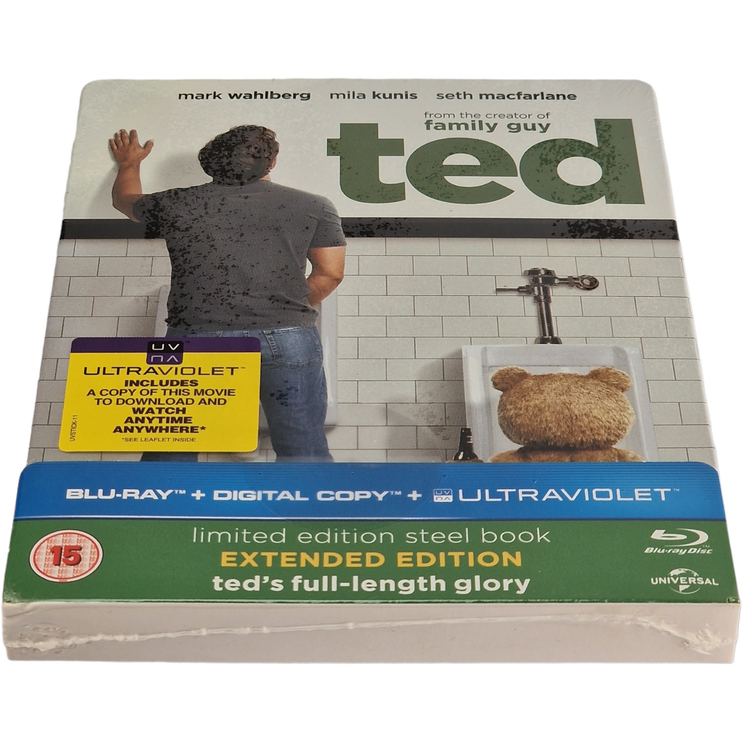 Ted Blu-Ray Steelbook édition étendue Limitée Zavvi Mark Wahlberg region Libre