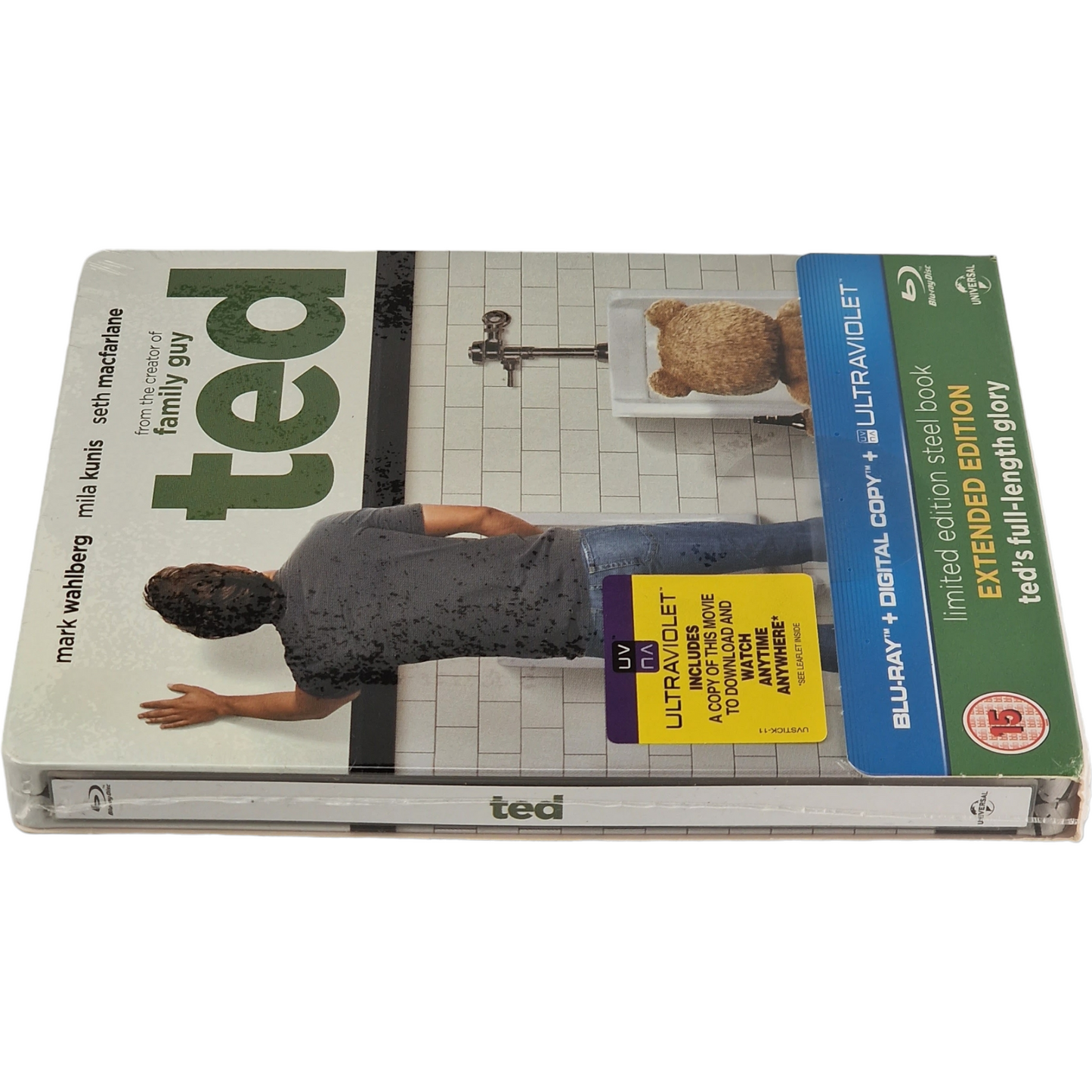 Ted Blu-Ray Steelbook édition étendue Limitée Zavvi Mark Wahlberg region Libre