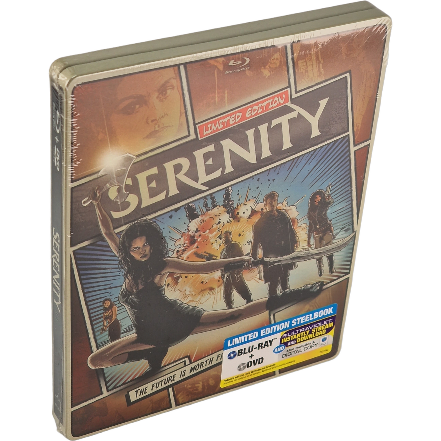 Serenity 2005 Blu-ray + DVD SteelBook Comic book édition 2013 Region Libre