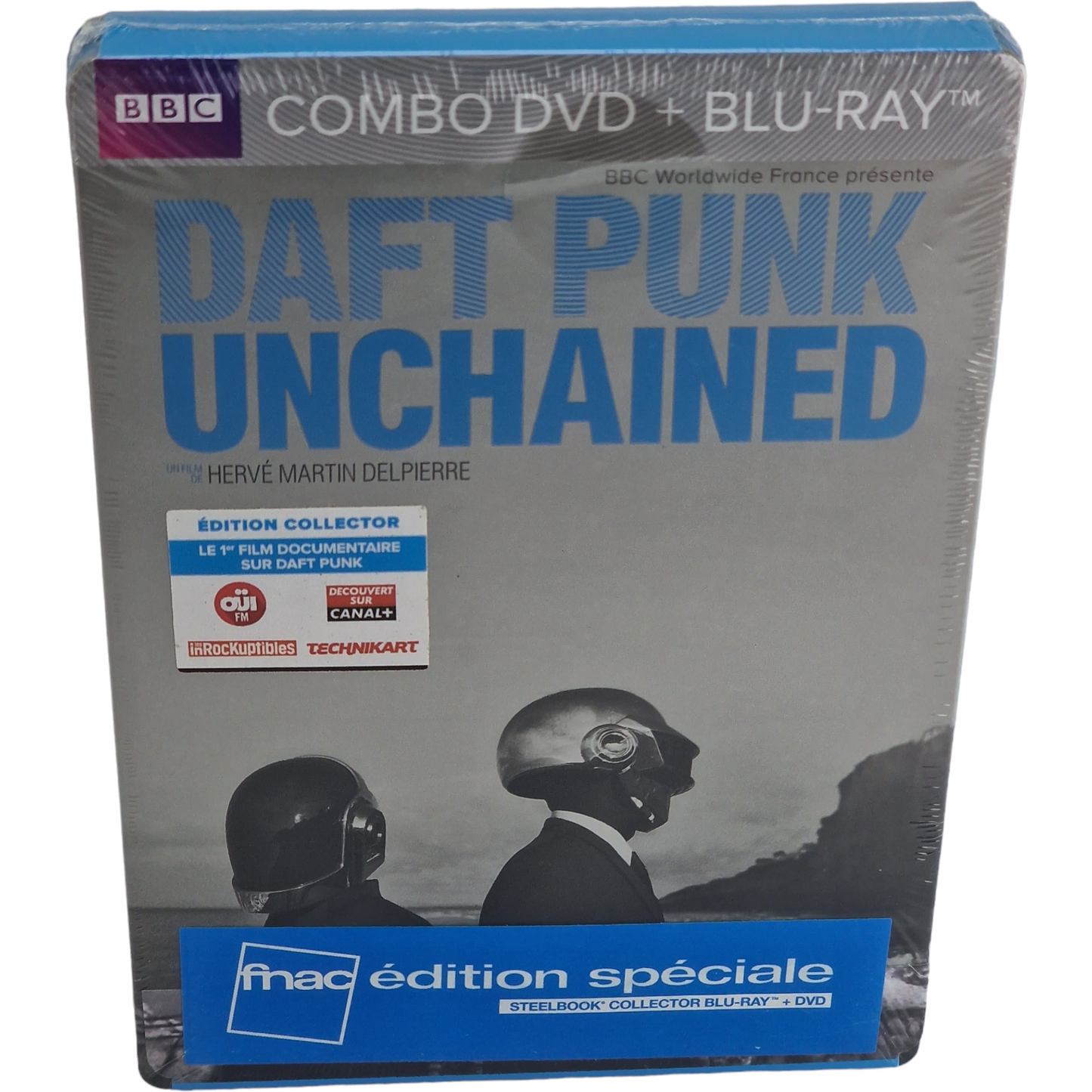 Daft Punk Unchained (2015) (Steelbook Edition) (Blu-Ray & DVD Combo)  Reg.A/B/C